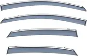 STIDPFZX Weather Shield Car Side Window Deflector Visor Rain Eyebrow Shelter Compatible for Nissan Sentra 2012 2013 2014 2015 2016 2017 2018-2023(2019-2023 MK8 B18)