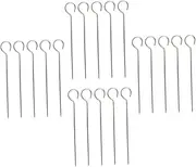 Outanaya 50Pcs Stainless Steel BBQ Skewers Durable Meat Needles for Grilling for Family Dinners Outdoor Gatherings and Barbecue Activities