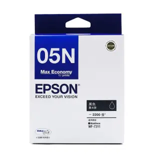 【EPSON】T05N 黑色墨水匣(T05N150/適用WF-7311)