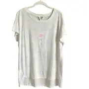 Wildfox Tagged Toile Heritage Tee Ivory Blue Sz Small Distressed Baggy Victorian