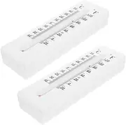 2pcs Key Storage Decorative Gate Key Hider Key Hiders Outside Thermometer Key Hider Outdoor Hide a Key Spare Key Hider Thermometer Office Key Chain Plastic Household White