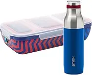 Bento Switch Up with Bottle Gradiant - Leakproof with Adjustable dividers and 16.9 fl oz Bottle Gradiant Designed