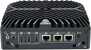 HUNSN Fanless Micro Firewall Appliance, Mini PC, OPNsense, VPN, Router PC, I5 1235U, RX16, 3 x 2.5GbE LAN, 3 x HDMI, 2 x COM, SIM Slot, TPM2.0, 8G RAM, 256G SSD