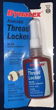 USA DYNATEX Blue Medium Strength Anaerobic Thread Locker 24mL (.81FL OZ) 49442