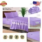 4-Piece King Bed Sheet Set in Violet - Luxurious 1500 Thread Count Microfiber