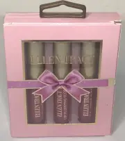 Ellen Tracy Lip Plumping Hydrating Lip Gloss Trio 0.1 fl.3 ml (each)
