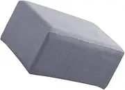 Stretch Ottoman Pouf Cover Footrest Stool Slipcover Protector Gray