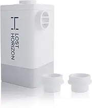 Portable Air Pump for LOSTHORIZON Mattress with Rechargeable Battery, Customized Nozzles, Lamp Mode, 4800mAh 4.5kPa, IPX4