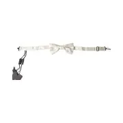 Dolce & Gabbana Men's Ivory Fantasy Pattern Adjustable Neck Papillon Bow Tie - O