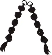 Healvian 2pcs Braid Wig Braided Hair Band Long Hair Wigs for Women Fake Braid Bubble Hair Extensions Hair Extensions for Braids Long Braid Ponytail Extension Brown Polyester