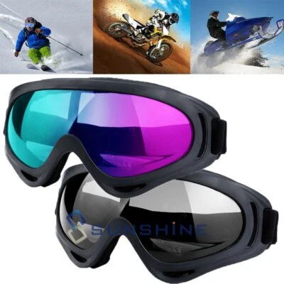 Ski/Snowboard Goggles for Men Women, Motor Snow Goggles Anti Fog UV Protection