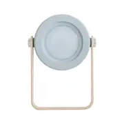 Gray Transformable Lantern Desk Lamp with USB Rechargeable Battery - Touch Control, 3 Brightness Levels, 0.3W