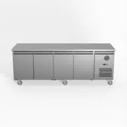 FED-X S/S Four Door Bench Fridge - Under Bench Fridges (XUB7C22S4V) - XUB7C22S4V