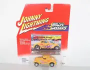 Johnny Lightning WILLYS GASSERS Yellow 1933 Willys BEL ENGINE SERVICES '33