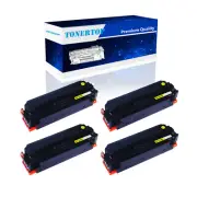 4PK CF412X YL Toner Cartridge Fits for HP LaserJet Pro M452 M452dn MFP M477dw