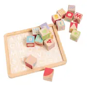 Le Toy Van Petilou ABC Wooden Blocks Educational/Learning Toy Kids/Toddler 12m+
