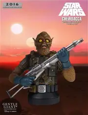 Gentle Giant Star Wars Chewbacca McQuarrie Concept Mini Bust Statue SDCC 2016