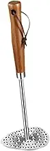 Frediuo Potato Masher Stainless Steel Masher Manual Bean Masher Garlic Masher Kitchen Tool Multipurpose Lemon Squeezer Hand Smasher