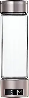 3-in-1 Hydrogen Water Ionizer Generator Portable Hydrogen Water Bottle with SPE Membrane Make Hydrogen Content to 1300-1500 PPB for Home Office Travel Use 400 Ml(Gold)