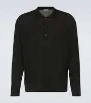 [The Row] The Row Djon wool polo sweater AU 87 black