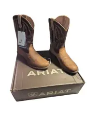 Ariat Men Size 11 Sport Stratten Sorrel Crunch/Bitter Brown Boots WESTERN NEW