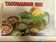 Tacosaurus T-Rex Dinosaur Taco Stand Holds 2 Tacos NIB