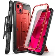 For Iphone 14 2022 / For Iphone 13 2021 6.1 Inch Ub Pro Full-Body Rugged Holster Case With Built-In Screen Protector