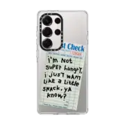 Galaxy S25 Ultra Clear Magnetic Case I just want a little snack