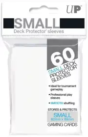 60 Ultra PRO Small Japanese Pro-Gloss Deck Protector Card Sleeves White 62x89mm