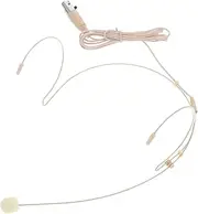 Parliky Guide Microphone External Microphone Computer Microphone Hanging Microphone Recording Equipment Microphone Power Microphone Dumbbell Stand Earring Stand Electronic Component Beige