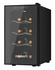 [Devanti] 8 Bottles Wine Fridge Cooler