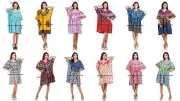 NEW Indian Mandala Kaftan Boho Hippy Plus Size Women Dress Beach Cover UP Boho