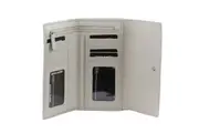 Pierre Cardin Womens Leather Tri-Fold Wallet RFID in Bone