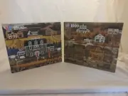 UNOPENED Charles Wysocki 1000 piece puzzles (2) Milton Bradly moon meadow/hawkri