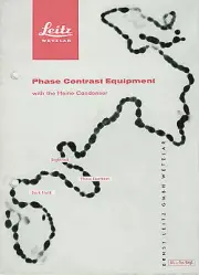 Leitz Heine Phase Contrast Microsocpe Manual on CD