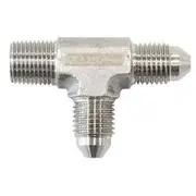Aeroflow Tee with NPT On Run 1/8" to -3AN, AF826-03SS