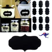 80 Chalkboard Blackboard Sticker Labels kitchen Craft Kitchen Jar pantry food