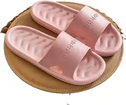 [TOMYEUS] Shark Slippers Summer Sandals Women Shoes Slippers for Home EVA Non-Slip Flip Flops Couple Indoor Sandals Bathroom Casual Beach Shoe Summer Sandals (Color : Pink, Shoe Size : 40)