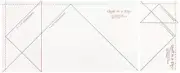 Quilt in a Day Jumbo Flying Geese Quilting Ruler 2 ruler set