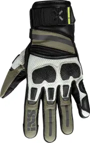 IXS Montevideo-Air 2.0, gloves , color: Black/Olive/Light Grey , size: S