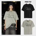 中性形式 OVERFIT FNOS''NEW REALME' VINTAGE TEE TWG7-8 100% 棉 T 恤