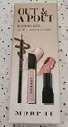Morphe -Out & A Pout - "BLUSHING NUDE" - Lip Trio- Lipstick, Pencil & Lip Gloss