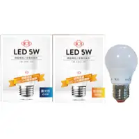 在飛比找蝦皮購物優惠-〖旭光〗★含稅 LED 5W E27球泡 白光/黃光 全電壓