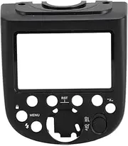 Rear Back Cover for Godox V1 Flash, Plastic Round Head Camera Flash Button Panel Wheel Key Board Case, Precise Fit and Replacement
