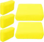 Mikinona 5Pcs Polishing Wax Applicator Pads Durable Car Waxing Tools for Efficient Waxing and Cleaning Compact for Easy Use for Car Detailing and Maintenance
