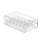 Food-Grade Egg Box Drawer-type Egg Holder Stackable Egg Organizer Fridge