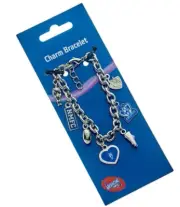 North Melbourne Kangaroos Official AFL Team Logo 7 Charms Bracelet Mothers Gift