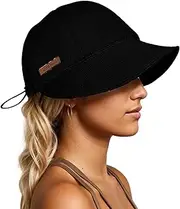 [Bawnhaw] Women Spring-Summer Golf-Baseball-Cap Cotton Cute-Sun-Hat Wide-Brim Sun-Protection Adjustable for Outdoor Peaked Cap