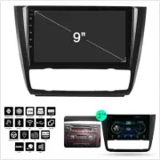 9" Car GPS Navigation 2G+32G WiFi Mirror Link OBD For 04-11 BMW 1-Series Auto AC
