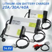 14.6V 20A/30A/40A AC-DC Lithium Battery Charger For 12V Lithium Iron LiFePO4 AU